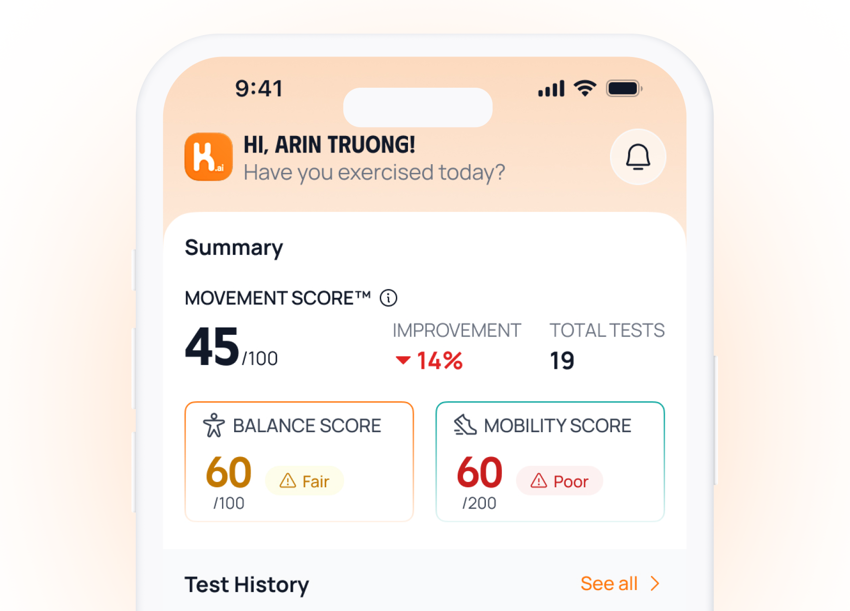 Progress tracking