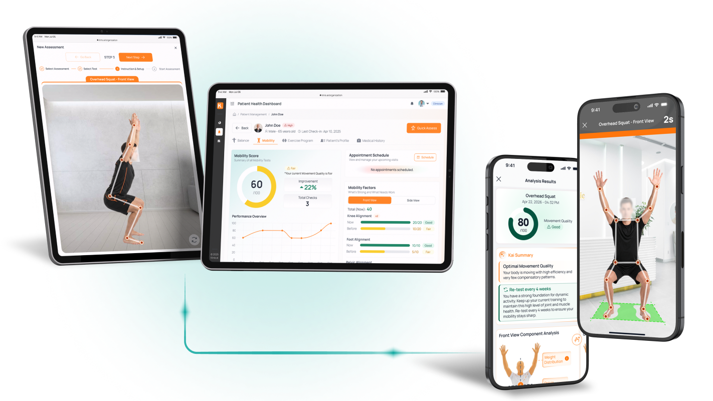 Mobility Score assessment interface preview